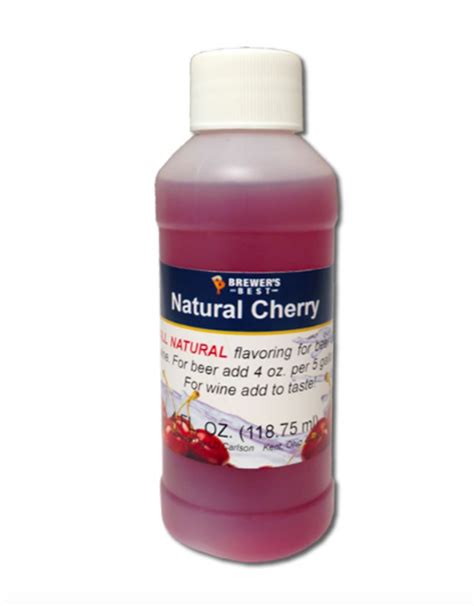 natural cherry flavoring extract  oz winemakers beermakers supply
