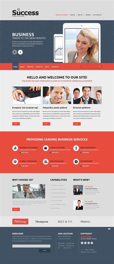 marketing agency responsive website template