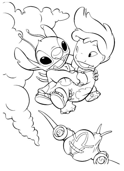 lilo  stitch coloring page disney coloring pages pinterest