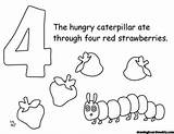 Coloring Caterpillar Hungry Very Pages Template Kids Printables Carle Eric Book Print Board Activities Inspirational Children Choose sketch template
