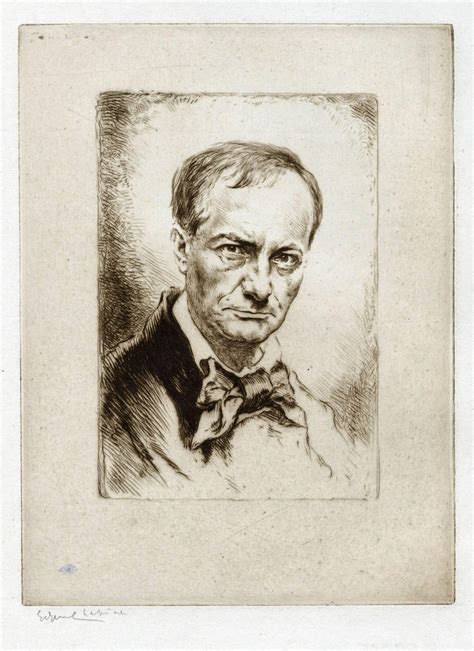 Edgar Chahine Portrait Of Baudelaire At 1stdibs