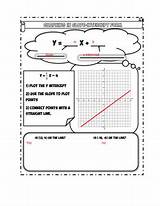 Intercept Slope Graphing Subject sketch template
