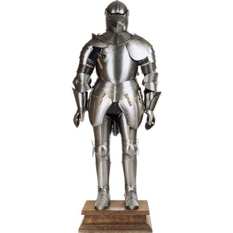 men  arms full suit  armor   medieval collectibles