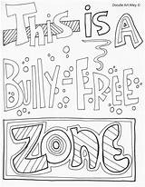 Bullying Bully Stop Recess Classroomdoodles Excel Elementary sketch template
