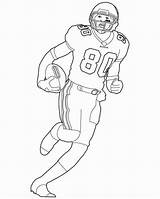 Football Coloring Pages American Printable Print Soccer Size sketch template