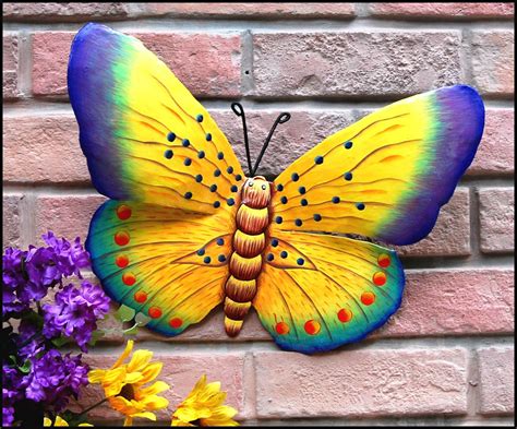 butterfly wall art outdoor