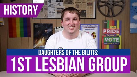 1st Lesbian Rights Group In Usa Lgbtq History Month Youtube
