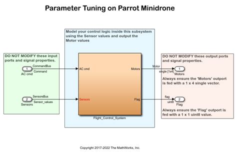 controlling motor speed   parrot minidrone  runtime  external mode matlab