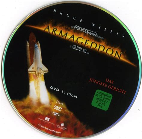 armageddon dvd cover label   german