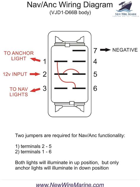 nav anchor light switch wiring