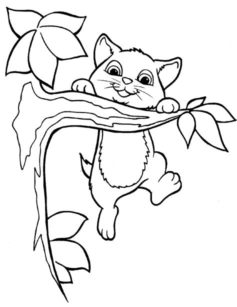 printable kitten coloring pages kitty coloring sheets