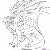 Dragon Sketch Pages Draw Drawing Coloring Colouring Realistic Red Step Steps Print Colourin Fiery sketch template