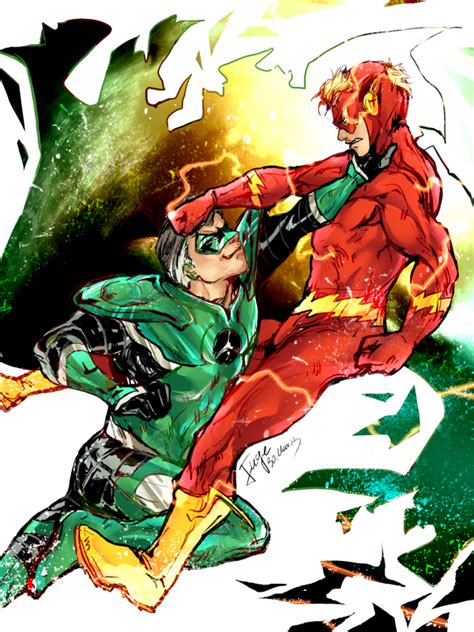 Dcu Hal Jordan X Barry Allen Halbarry Comics Dc