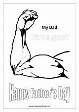 Coloring Pages Father Fathers Printable Megaworkbook Dad Sheets sketch template