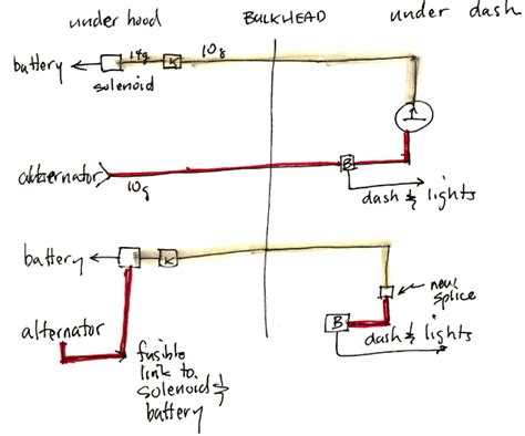 jeep cj alternator wiring diagram wiring diagram