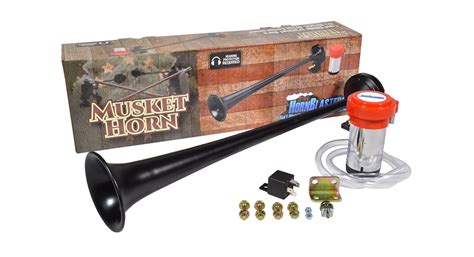 hornblasters musket black electric horn hornblasters