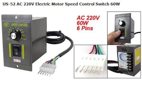 ac  electric motor speed control switch  motor   piece  gfliers