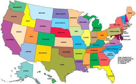 list    states capitals map quiz digitally credible calendars