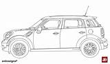 Mini Cooper Countryman Side Line Pages Fwd Coloring Sketch Deviantart Template sketch template
