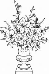 Colorluna Bestcoloringpagesforkids Elegant Vases sketch template