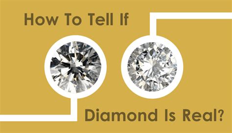 How To Tell If You Have A Real Diamond