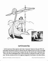 Leif Erikson Ericson Worksheets Ericsson Coops Idease Lief sketch template