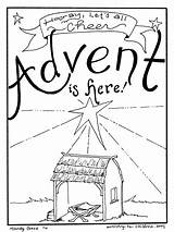 Advent Nativity Bible Coloringhome sketch template