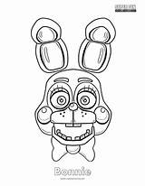 Bonnie Coloring Pages Getcolorings Shee Printable sketch template