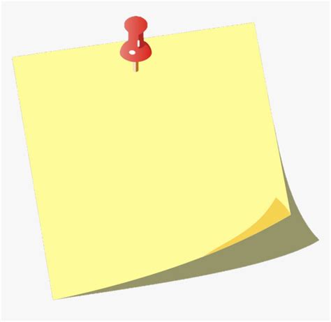 pin clipart posted note notice board transparent background hd png