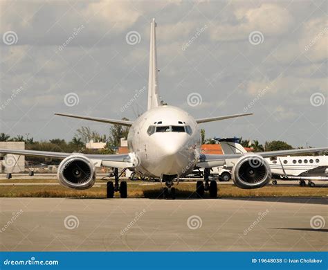 jet airplane front view royalty  stock  image