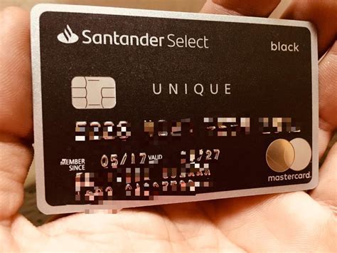 cartão de crédito santander select unique visa infinite página 109