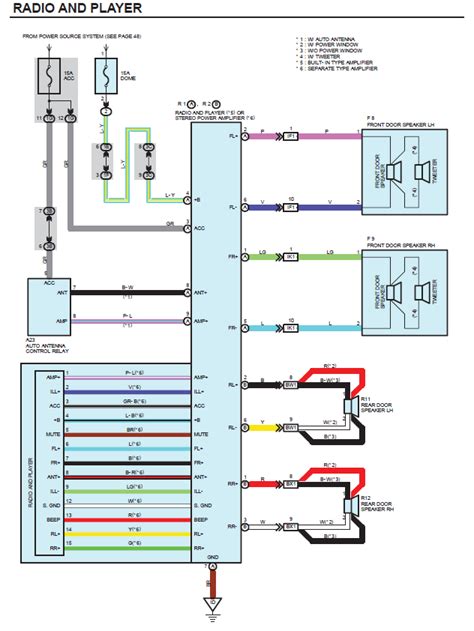 toyota tundra radio wiring diagram  wiring diagram sample