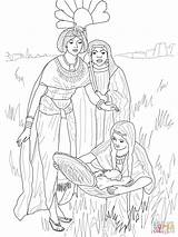 Moses Coloring Pages Baby Finding Drawing sketch template