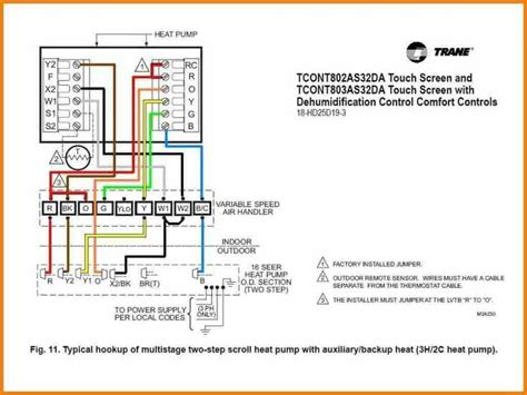ac thermostat wiring diagram explained  hvac