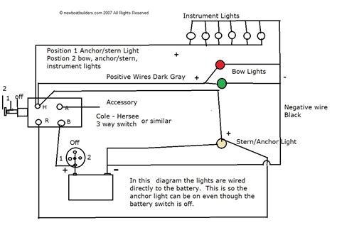 navigation light circuit boat design net