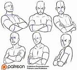 Arms Crossed Reference Drawing Poses Arm Draw Dibujo Drawings Pose Cruzados Brazos Folded Male Base Hands Referencia Body Tutorial Sketches sketch template