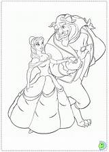 Beauty Beast Coloring Dinokids Disney Close Print sketch template