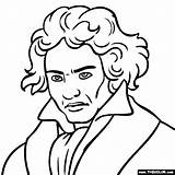 Beethoven Coloring Ludwig Van Historical Pages Music Para Famous Clipart Thecolor Figures Lessons Color Today Others Colorear School Clipground Niños sketch template
