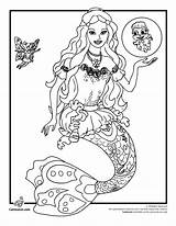 Barbie Coloring Pages Mermaid Cartoon Mermaidia Printable Color Dreamhouse House Dream Jr Kids Tale Girls Print Clipart Colouring Island Paper sketch template