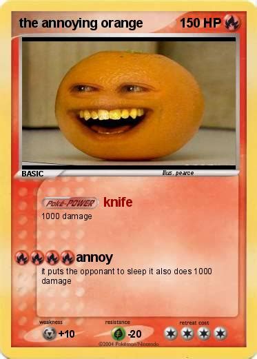 pokemon  annoying orange   knife  pokemon card