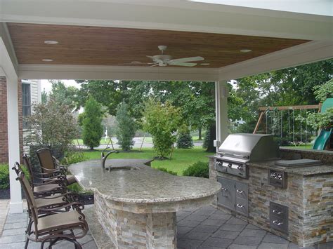 outdoor kitchen complete  landscape construction