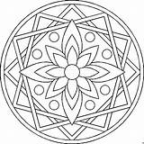 Mandalas Pintar Mandala Plantillas sketch template