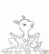 Llama Coloring Pajama Pages Red Printable Pajamas Preschool Mama Color Winter Kids Activities School Crafts Cottage Book Grayscale Arts Colouring sketch template