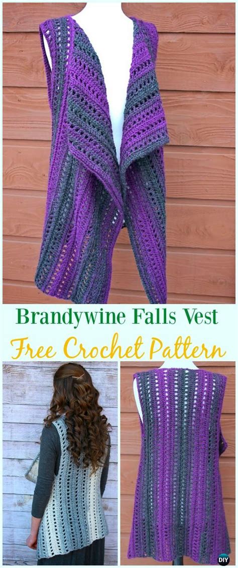 crochet women vest  patterns spring summer sweater outwear