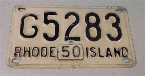 rhode island wheaties mini miniature license plate