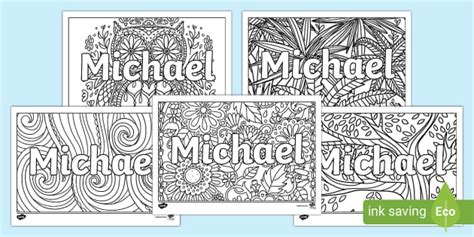 michael mindfulness  colouring activity twinkl