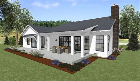 plan sc handsome ranch home  expansion possibility ranch house exterior ranch style
