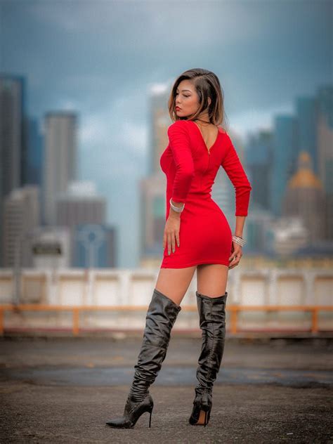 Kang Elynn By Steven Chiow 500px High Knee Boots Outfit Thigh High