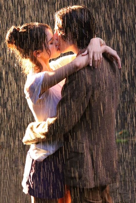 Selena Gomez Kissing On The Rain On The Set Of Untitled Woody Allen