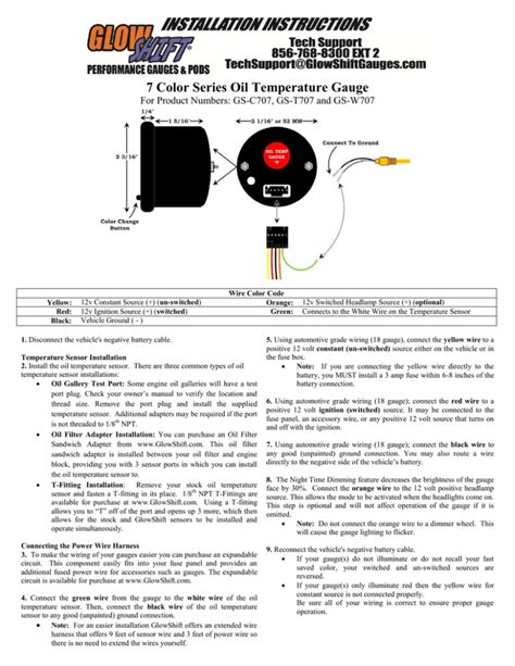 glowshift volt gauge wiring diagram wiring diagram  schematics